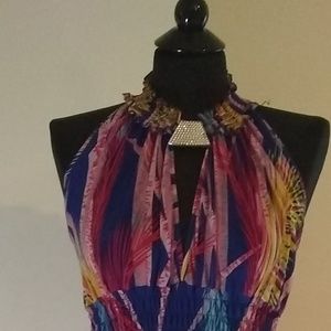 FLoral Multicolor Long Maxi Dress